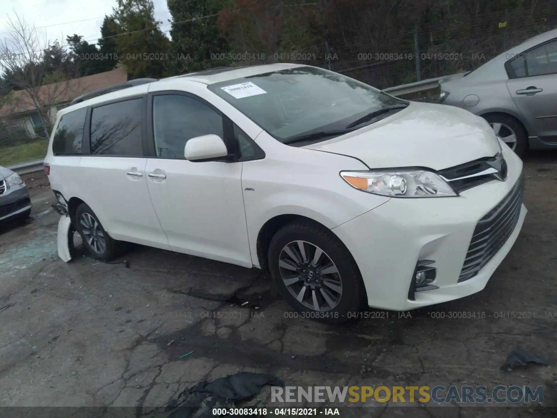 1 Photograph of a damaged car 5TDDZ3DC8KS213016 TOYOTA SIENNA 2019