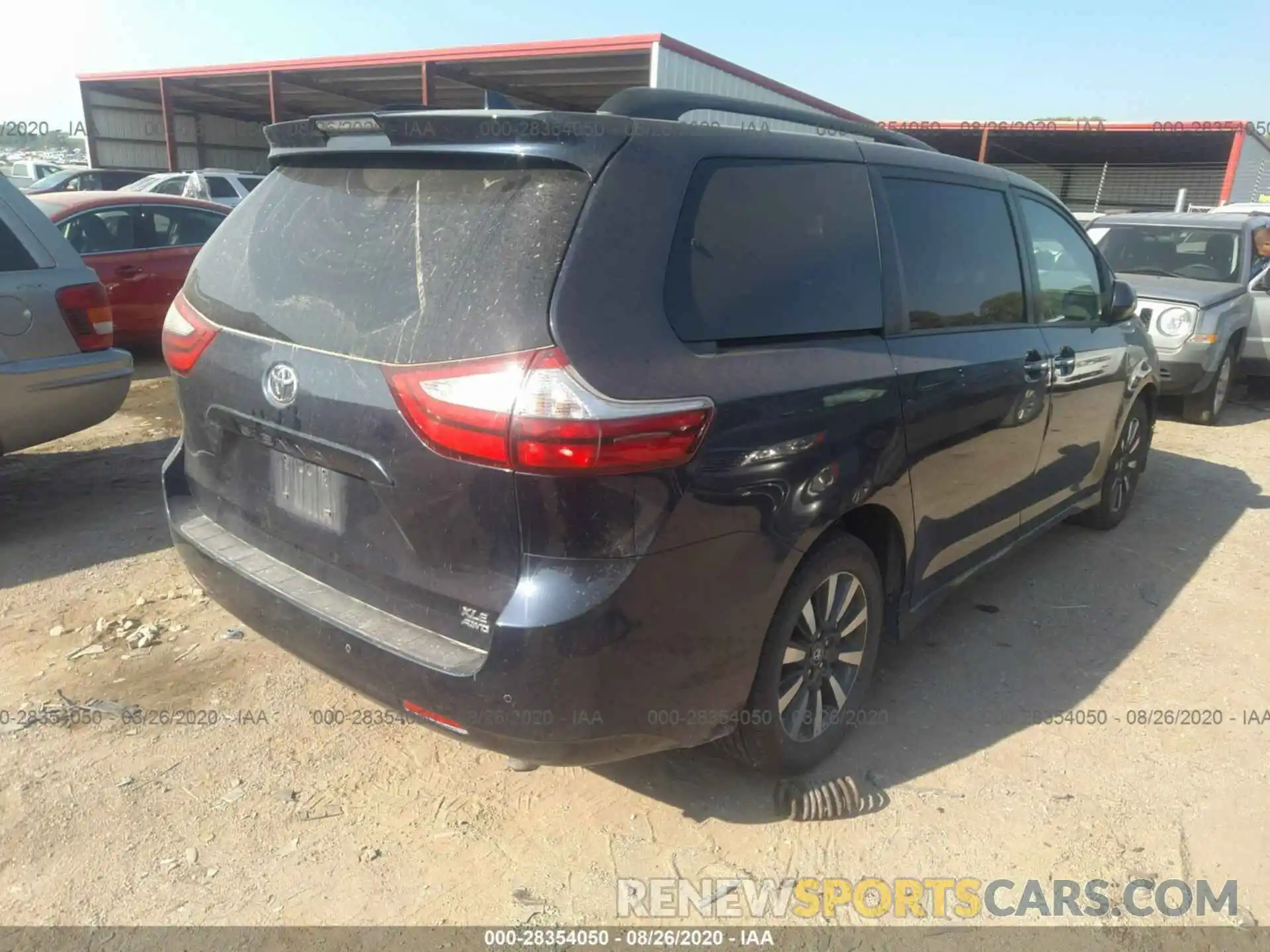 4 Фотография поврежденного автомобиля 5TDDZ3DC8KS220497 TOYOTA SIENNA 2019