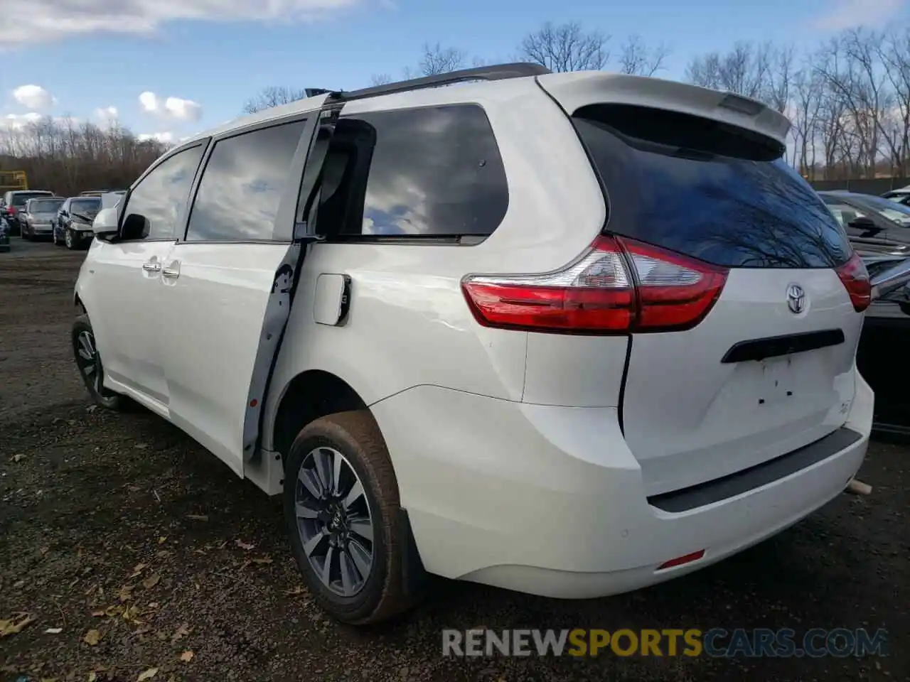 3 Фотография поврежденного автомобиля 5TDDZ3DC8KS225327 TOYOTA SIENNA 2019