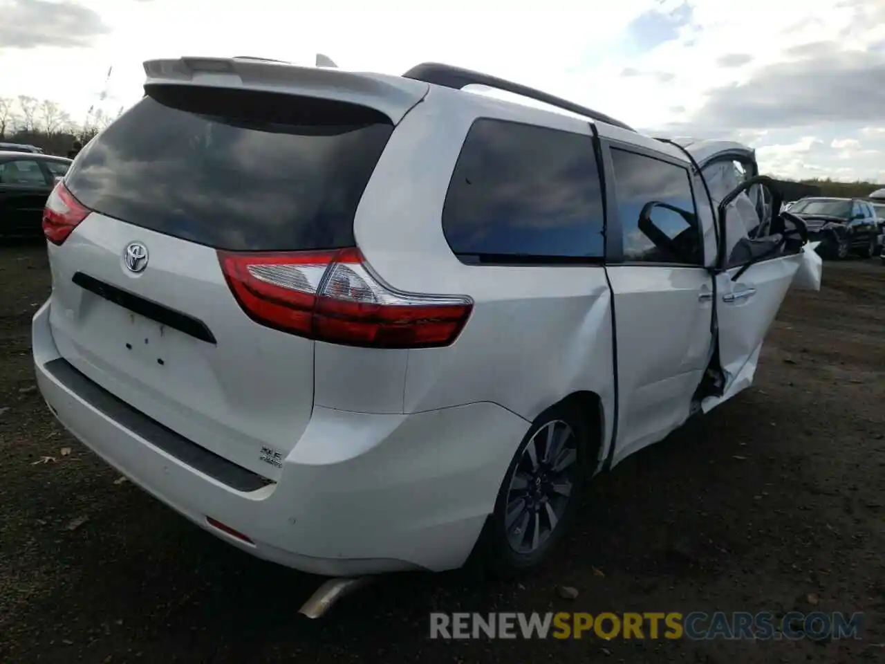 4 Фотография поврежденного автомобиля 5TDDZ3DC8KS225327 TOYOTA SIENNA 2019