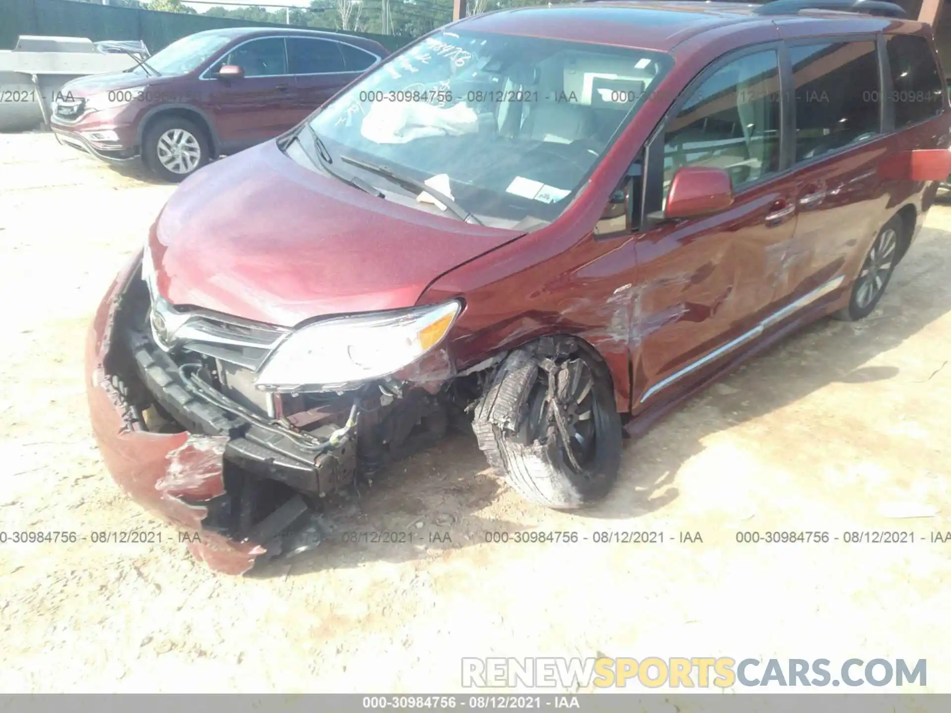 6 Photograph of a damaged car 5TDDZ3DC9KS218676 TOYOTA SIENNA 2019