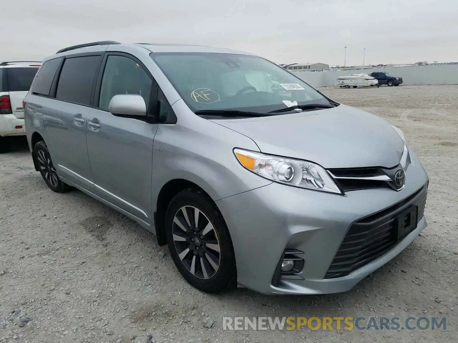 1 Photograph of a damaged car 5TDDZ3DC9KS224588 TOYOTA SIENNA 2019