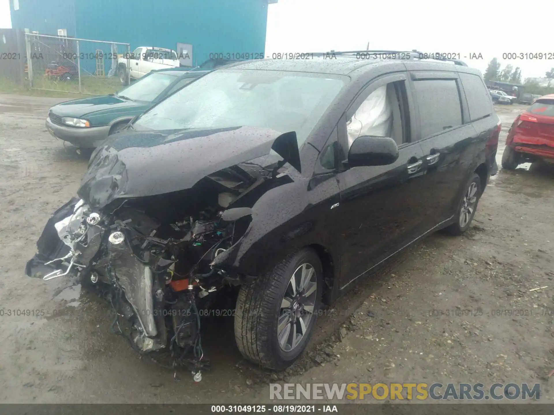 2 Photograph of a damaged car 5TDDZ3DC9KS224834 TOYOTA SIENNA 2019