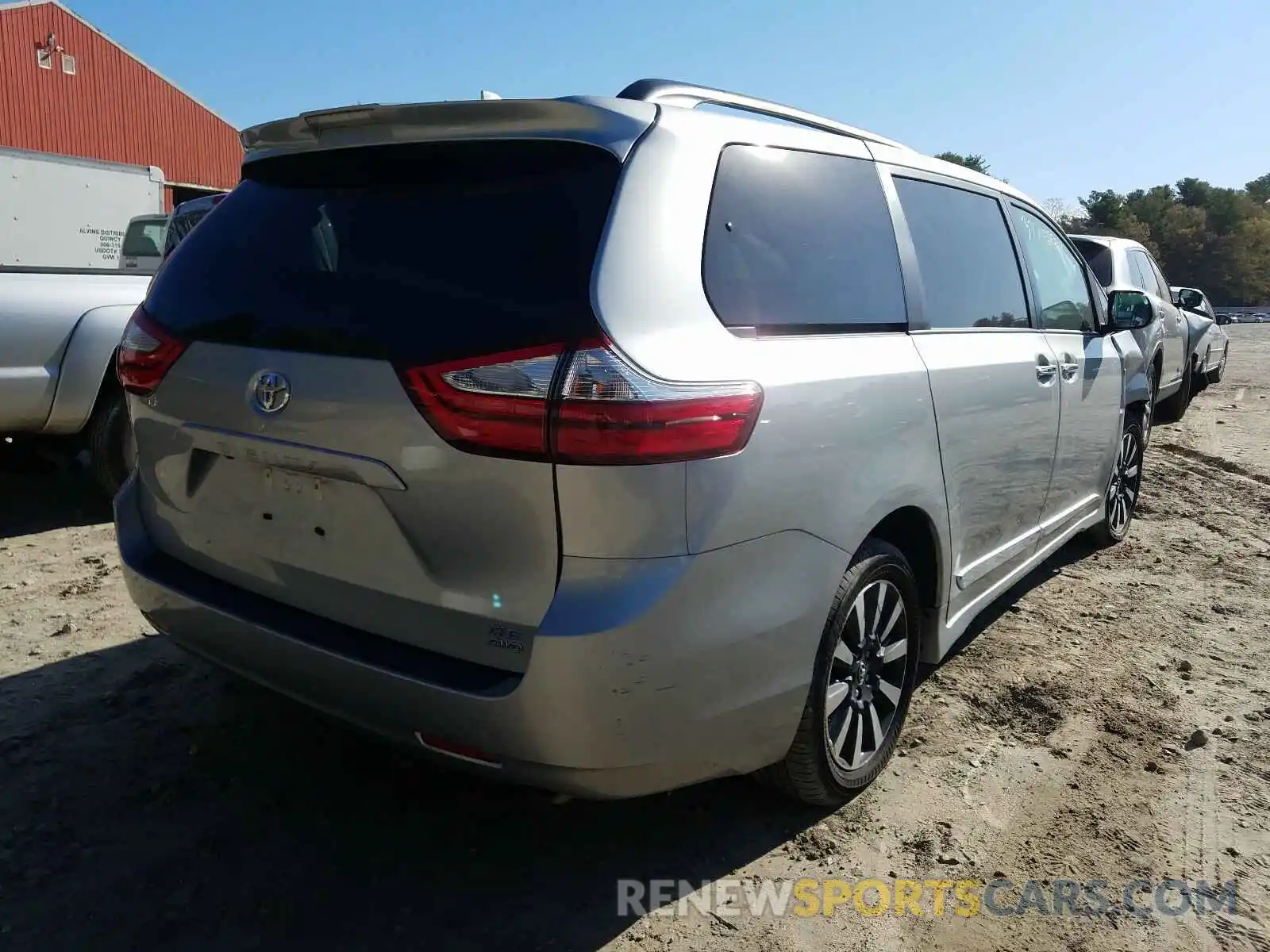 4 Фотография поврежденного автомобиля 5TDDZ3DCXKS210022 TOYOTA SIENNA 2019