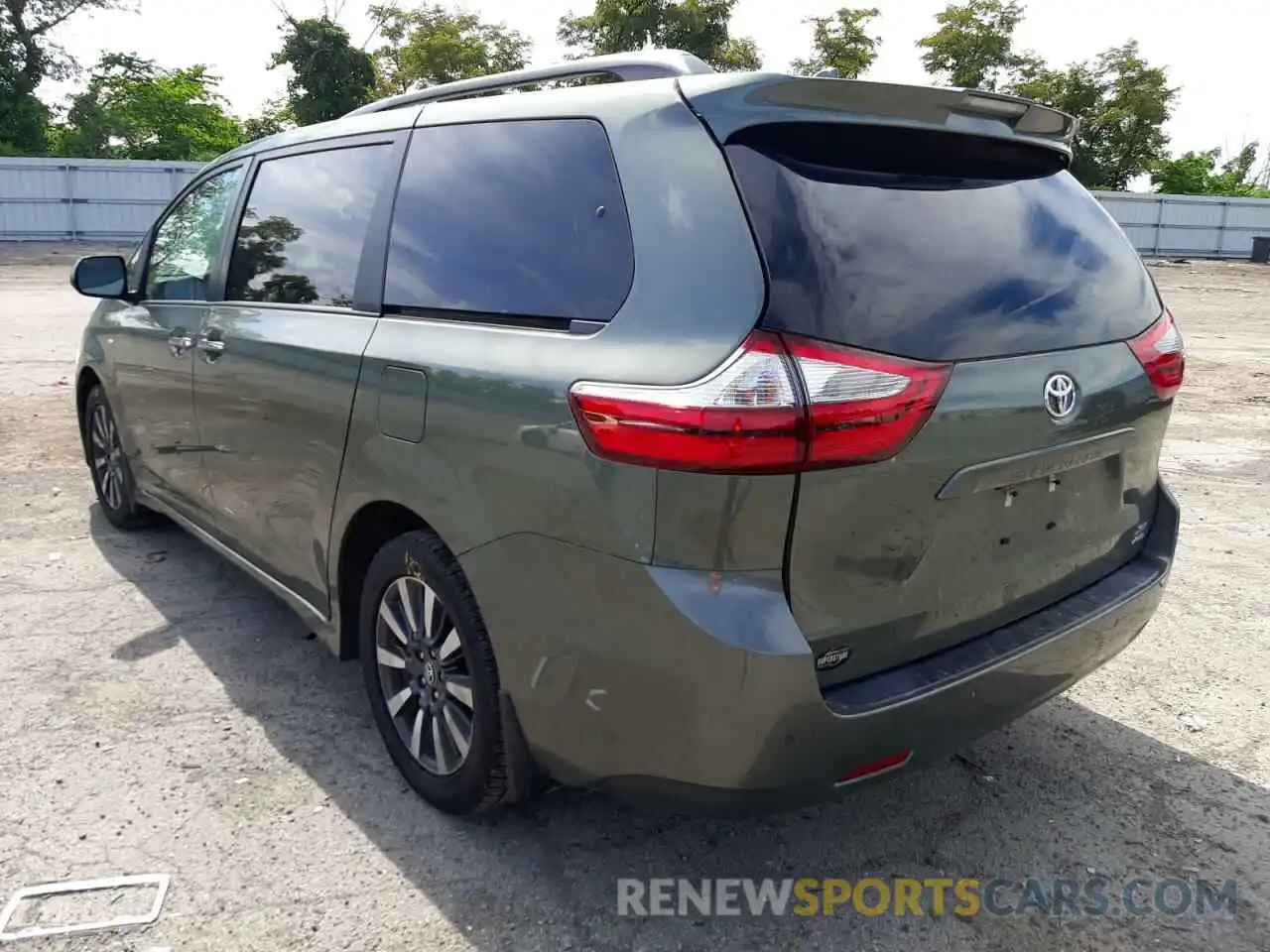 3 Фотография поврежденного автомобиля 5TDDZ3DCXKS216029 TOYOTA SIENNA 2019