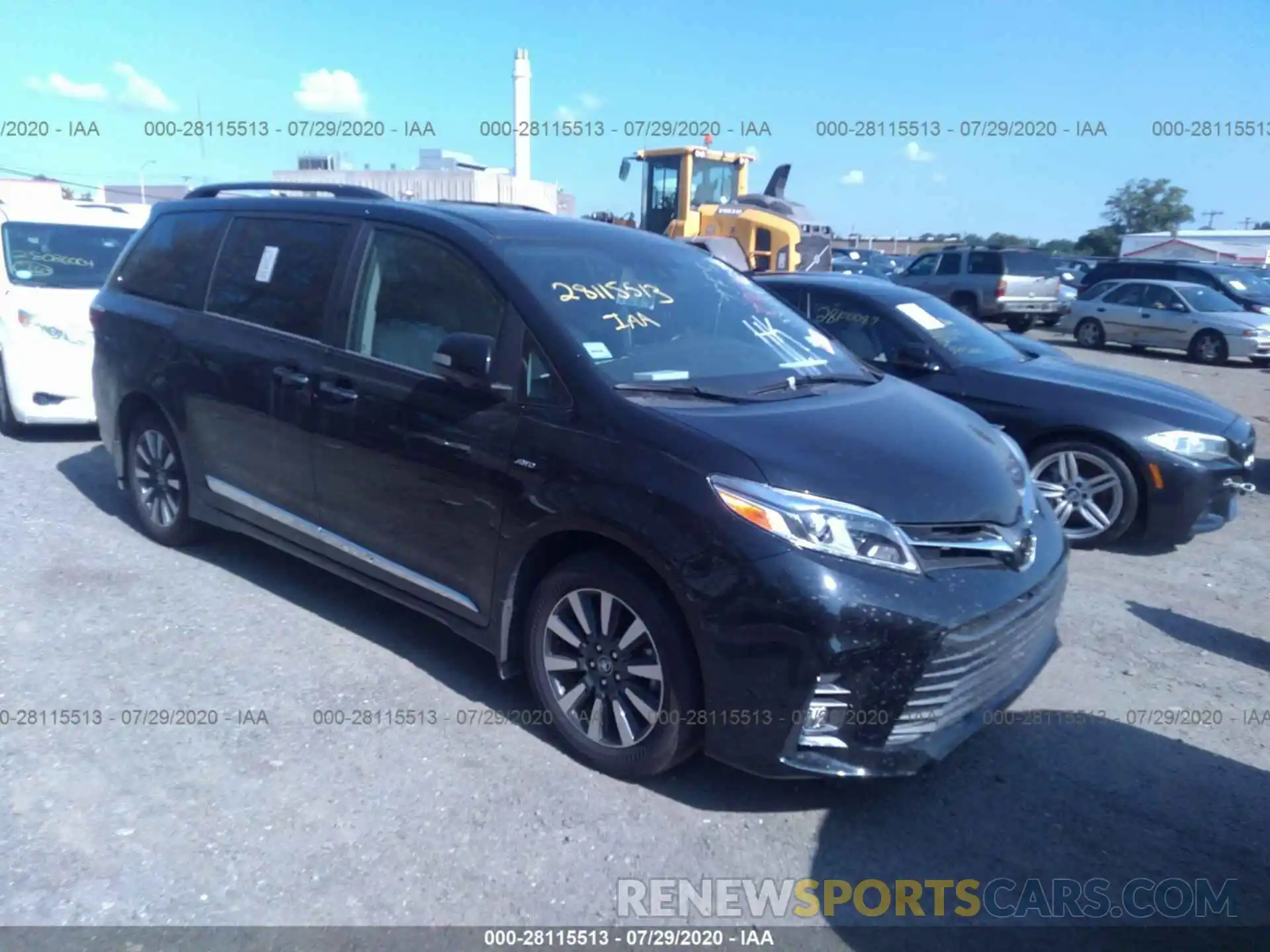 1 Photograph of a damaged car 5TDDZ3DCXKS225569 TOYOTA SIENNA 2019