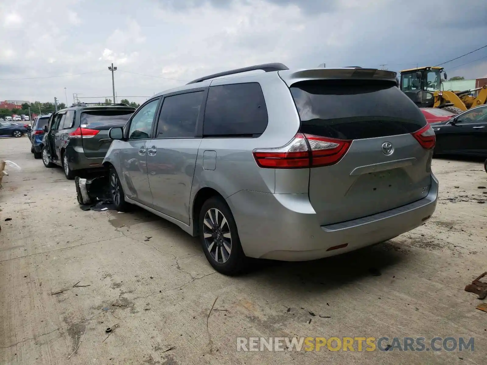 3 Фотография поврежденного автомобиля 5TDDZ3DCXKS226575 TOYOTA SIENNA 2019