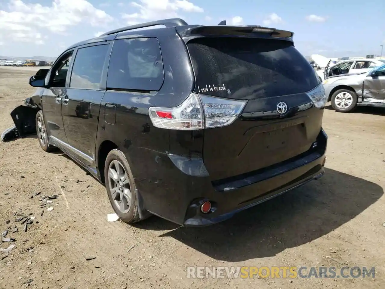 3 Фотография поврежденного автомобиля 5TDEZ3DC0KS221941 TOYOTA SIENNA 2019