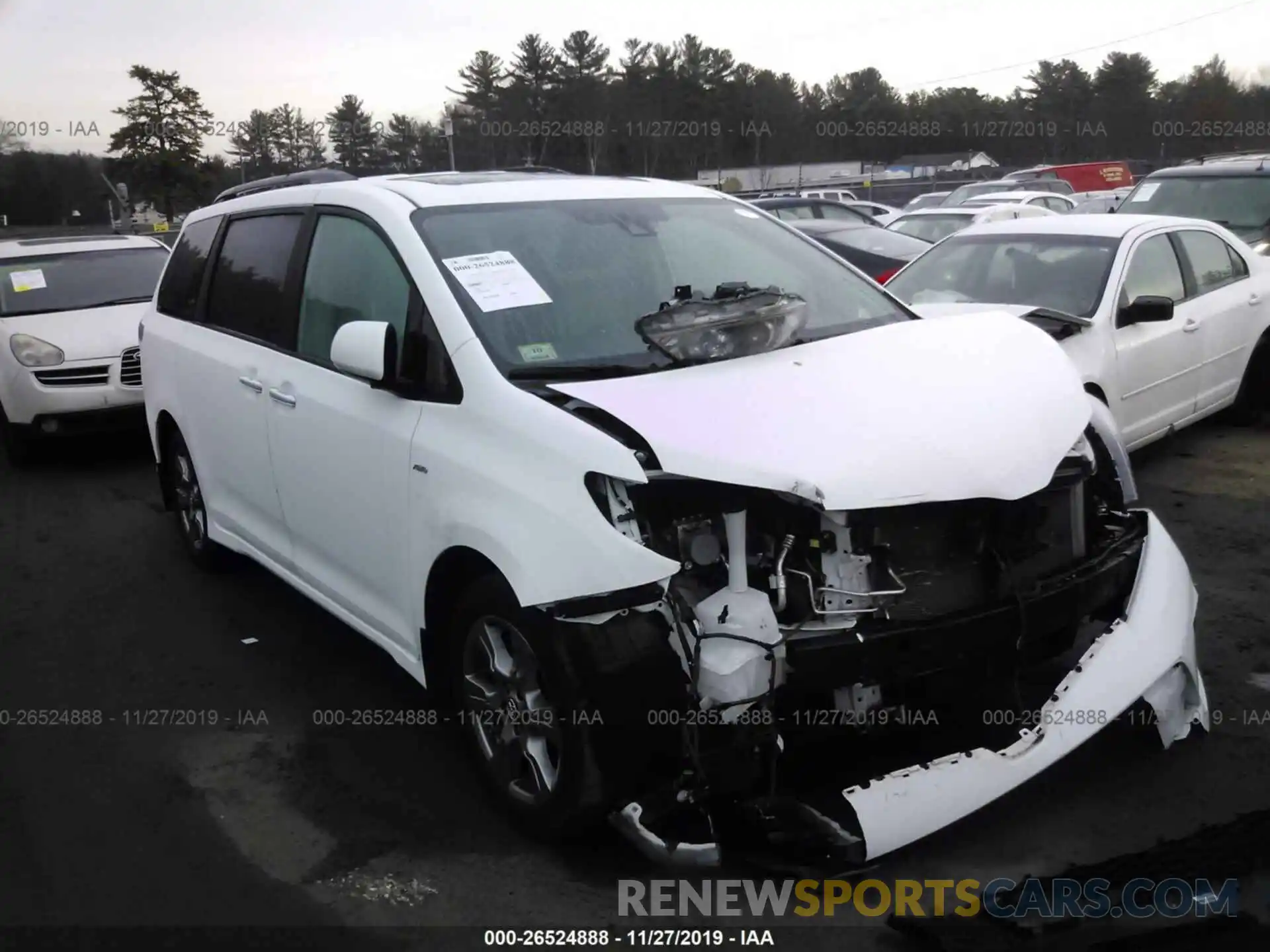 1 Photograph of a damaged car 5TDEZ3DC4KS212711 TOYOTA SIENNA 2019