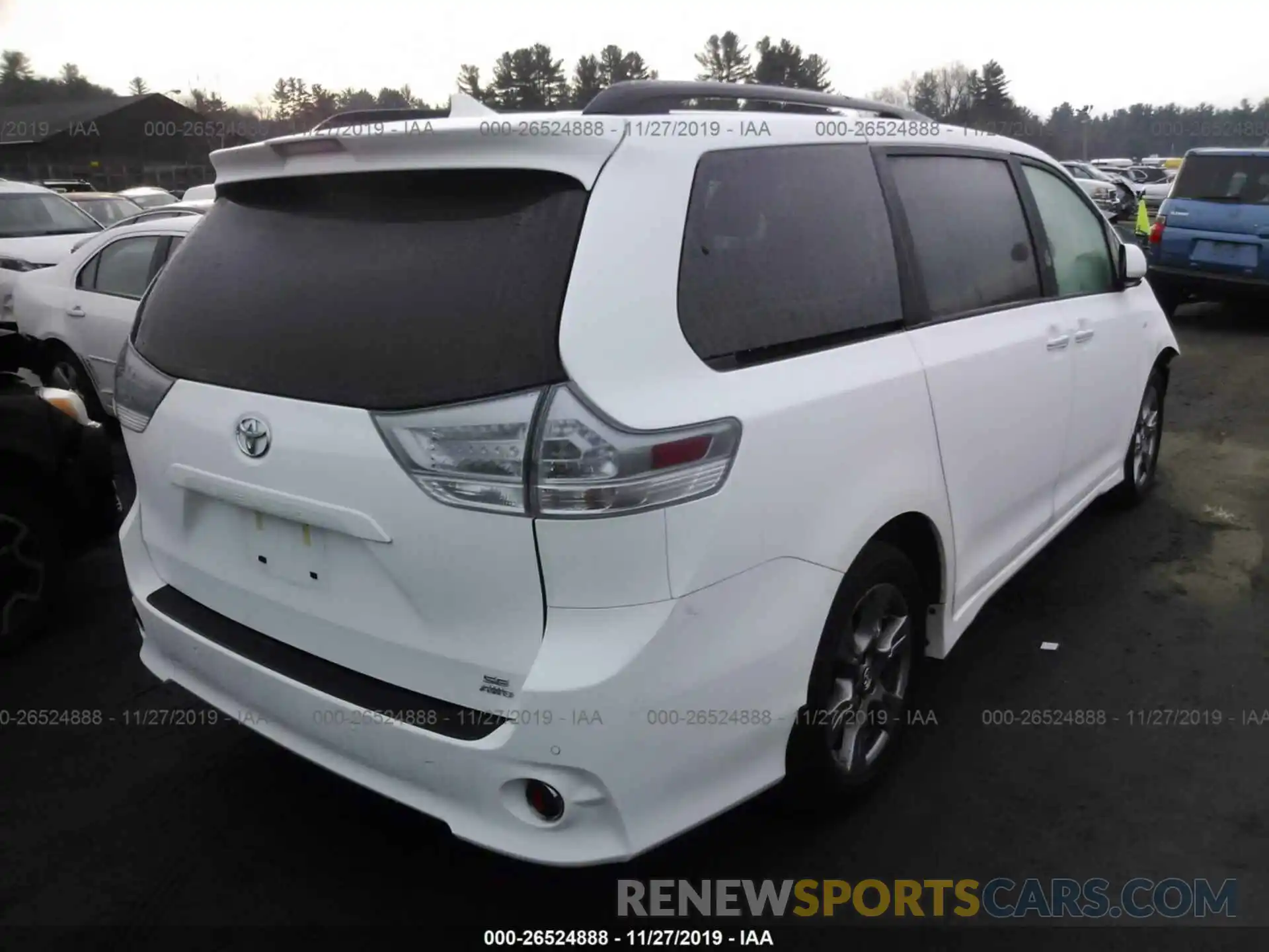 4 Фотография поврежденного автомобиля 5TDEZ3DC4KS212711 TOYOTA SIENNA 2019