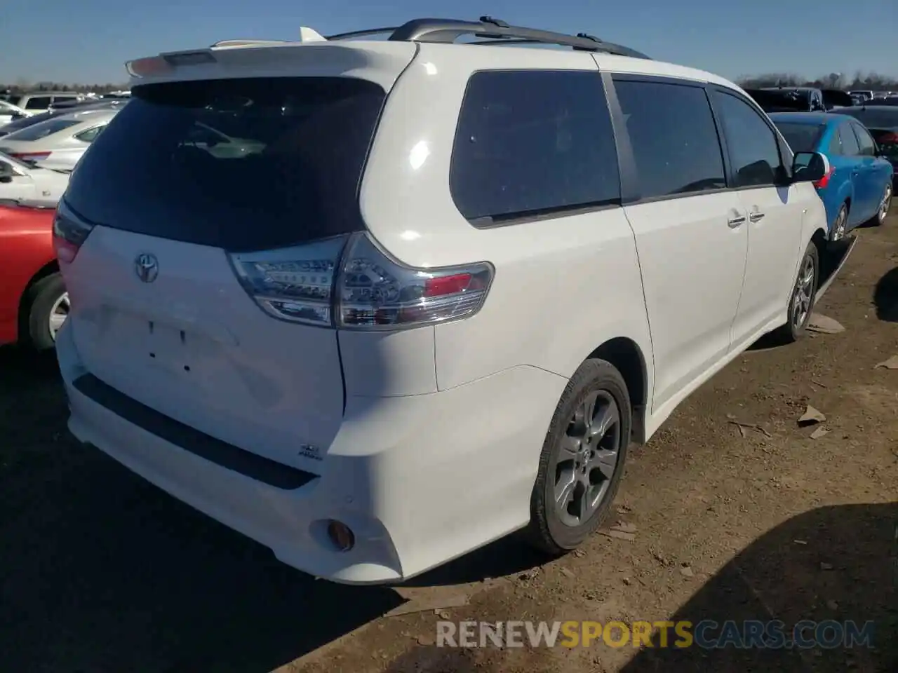 3 Фотография поврежденного автомобиля 5TDEZ3DCXKS213121 TOYOTA SIENNA 2019