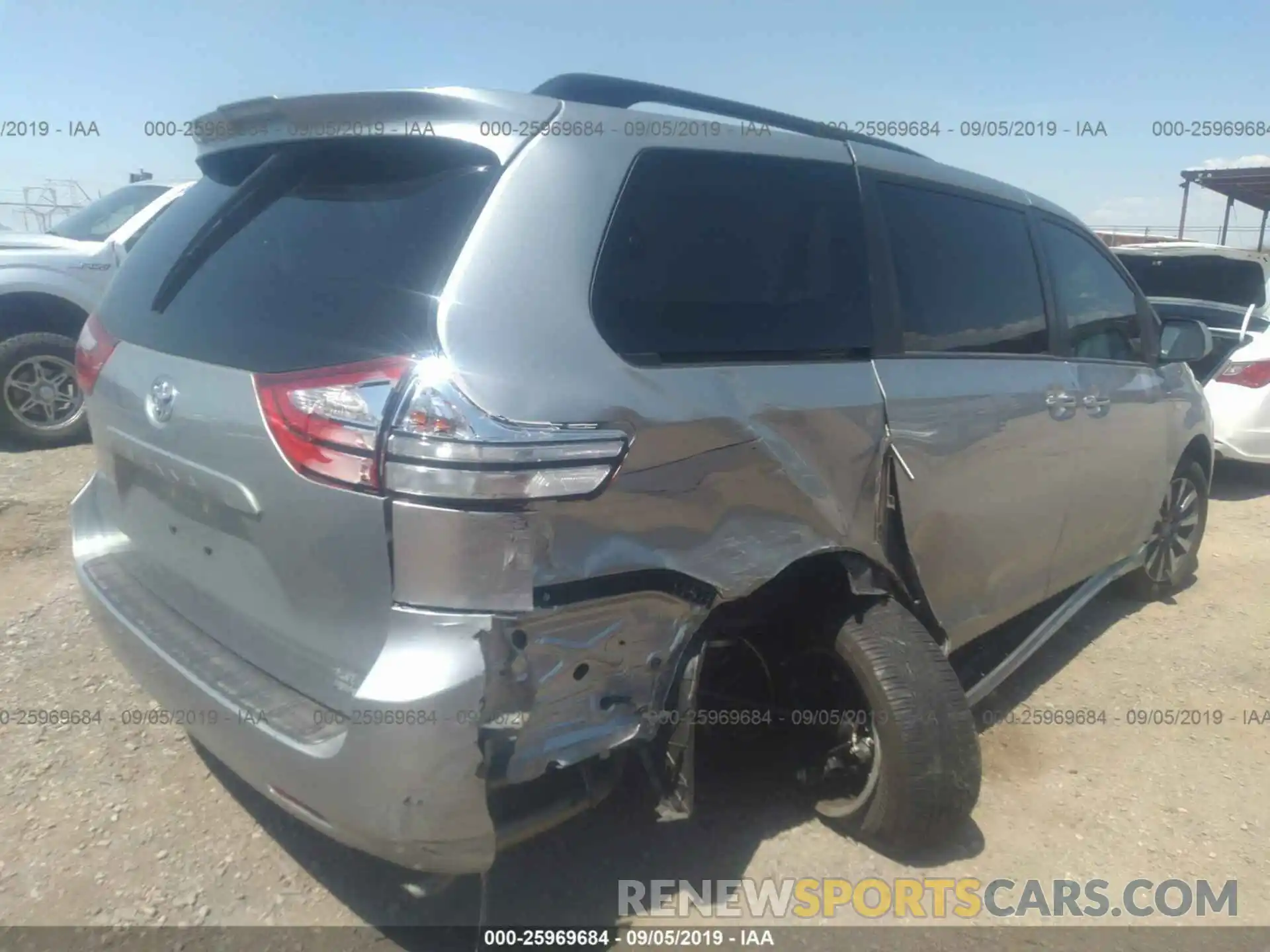 6 Photograph of a damaged car 5TDJZ3DC1KS219730 TOYOTA SIENNA 2019