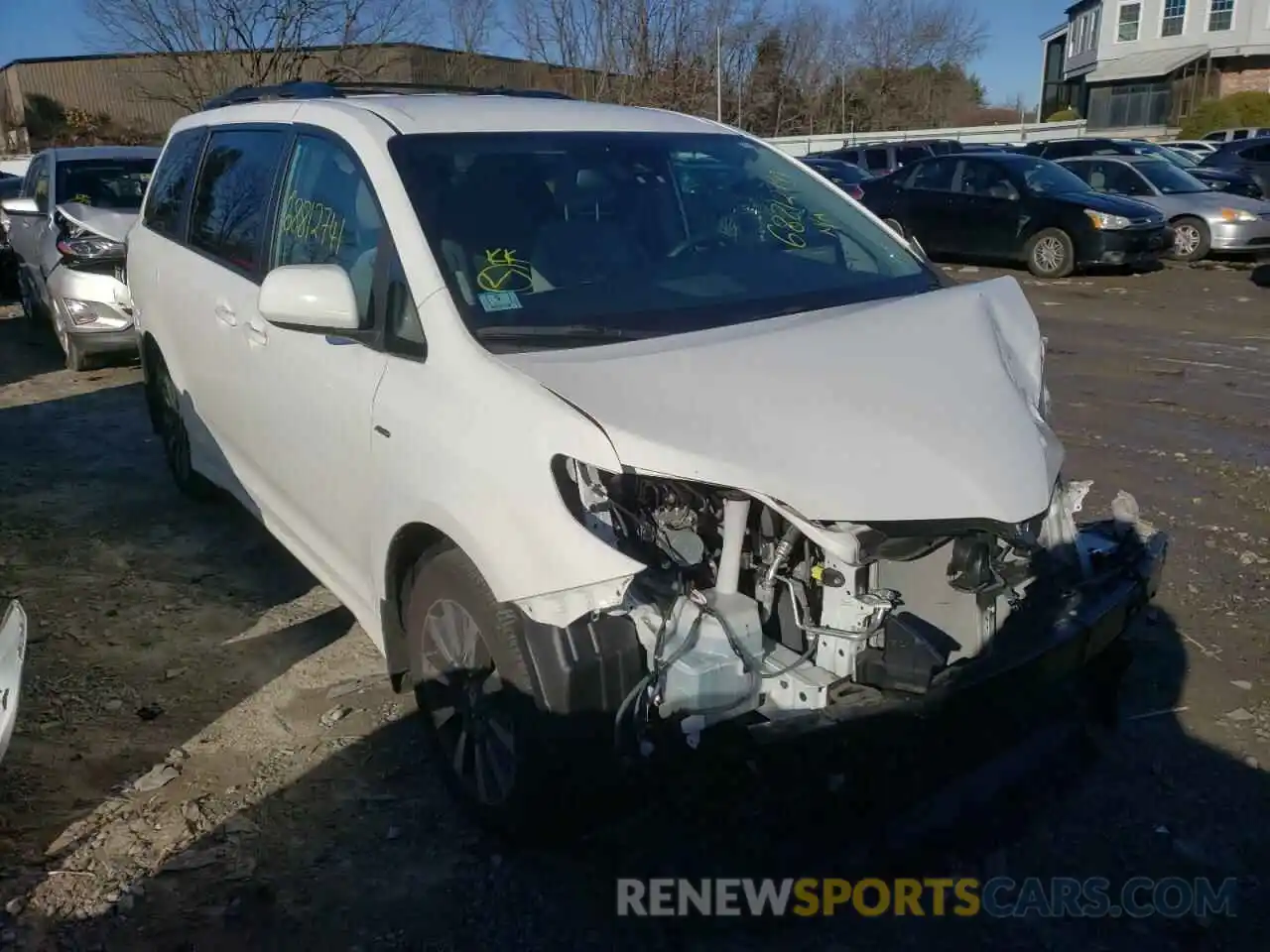 1 Photograph of a damaged car 5TDJZ3DC1KS223017 TOYOTA SIENNA 2019