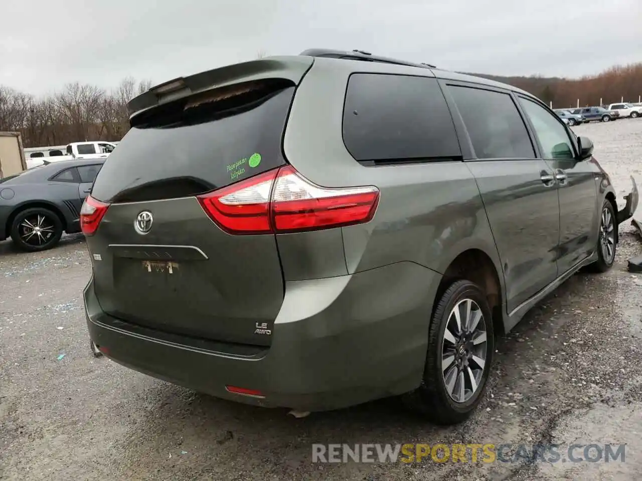 4 Фотография поврежденного автомобиля 5TDJZ3DC1KS223907 TOYOTA SIENNA 2019