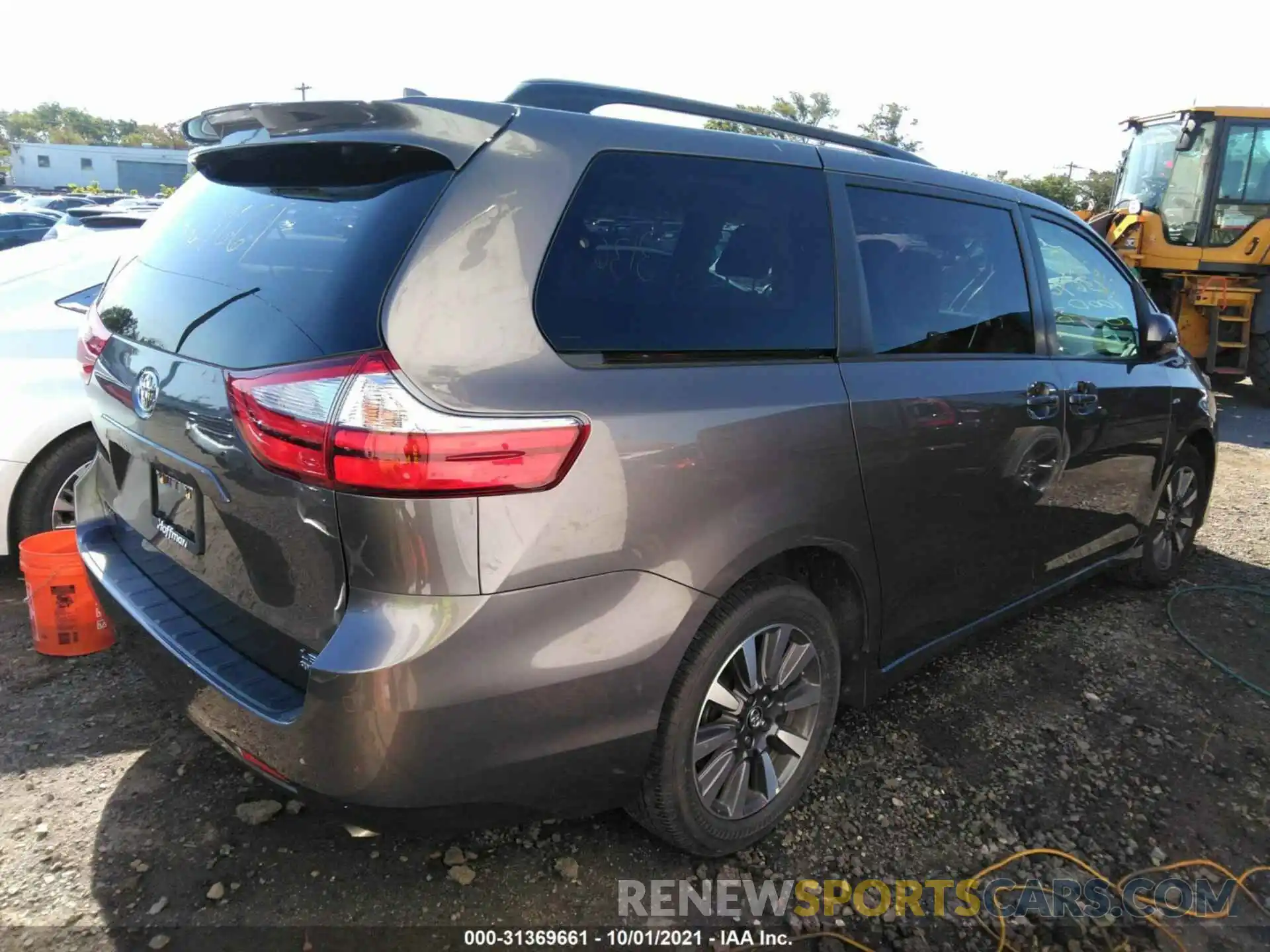 4 Фотография поврежденного автомобиля 5TDJZ3DC2KS227433 TOYOTA SIENNA 2019