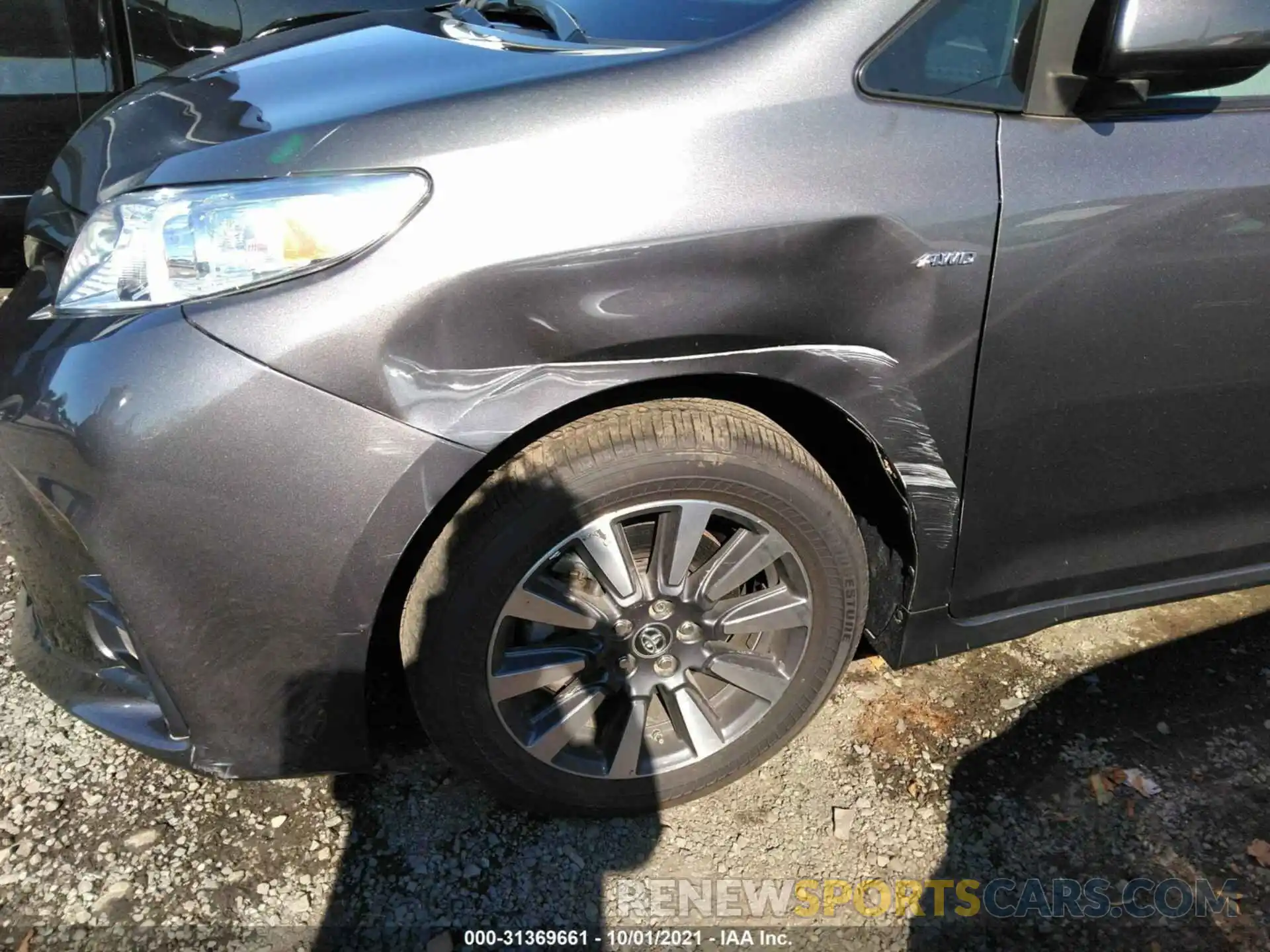 6 Photograph of a damaged car 5TDJZ3DC2KS227433 TOYOTA SIENNA 2019