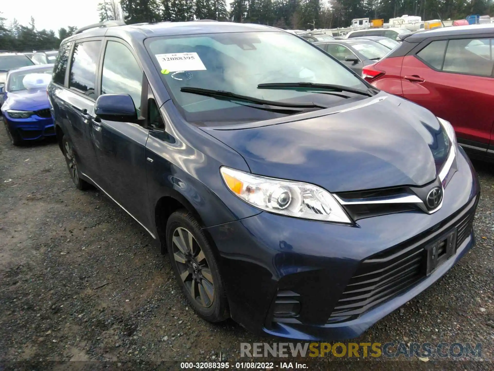 1 Фотография поврежденного автомобиля 5TDJZ3DC6KS209968 TOYOTA SIENNA 2019