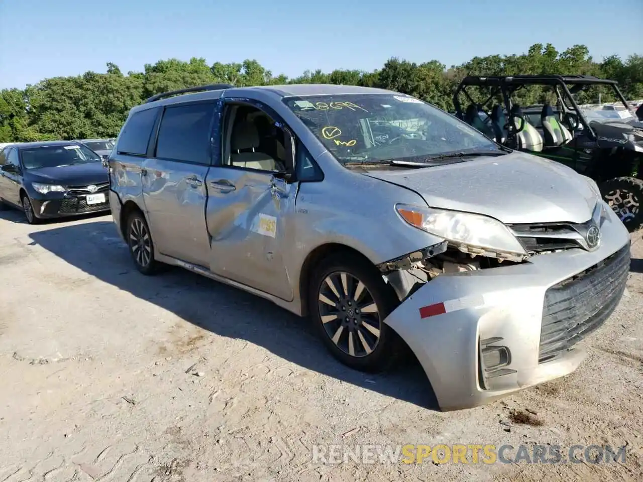 1 Фотография поврежденного автомобиля 5TDJZ3DC6KS218699 TOYOTA SIENNA 2019