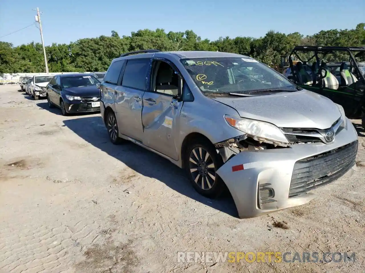 9 Фотография поврежденного автомобиля 5TDJZ3DC6KS218699 TOYOTA SIENNA 2019