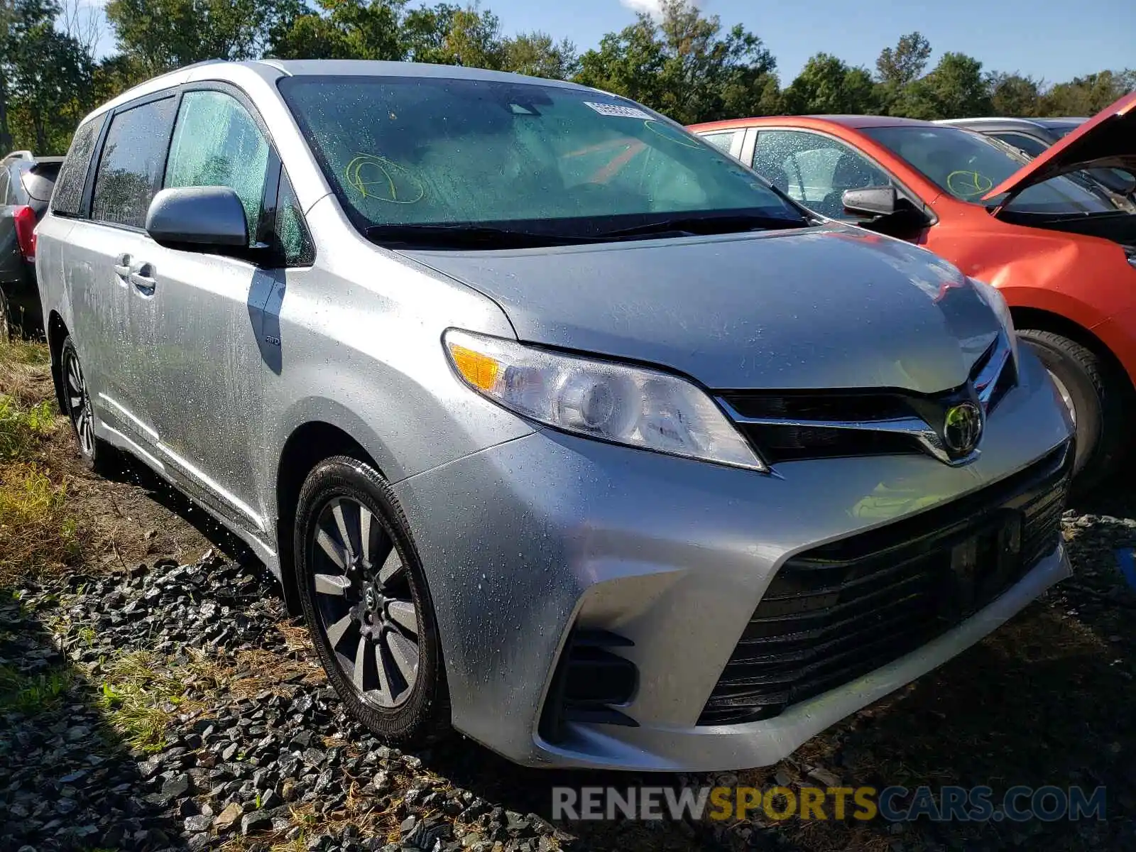 1 Photograph of a damaged car 5TDJZ3DC7KS223863 TOYOTA SIENNA 2019