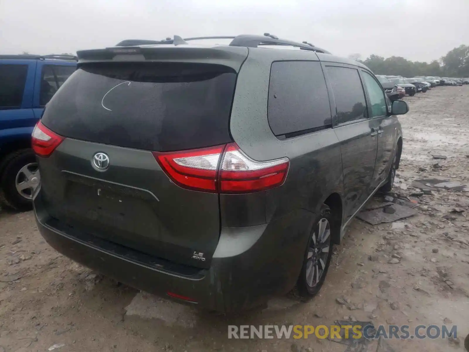 4 Фотография поврежденного автомобиля 5TDJZ3DC8KS215383 TOYOTA SIENNA 2019