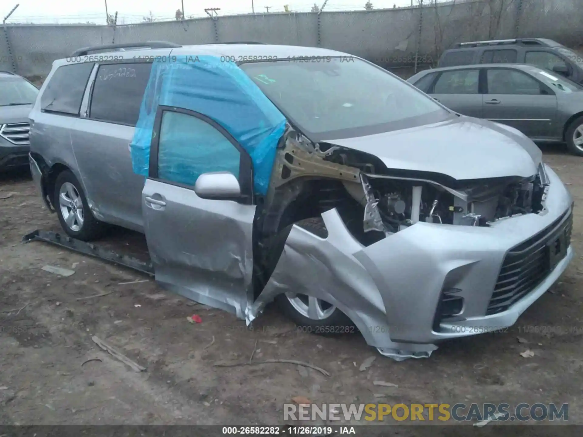 6 Photograph of a damaged car 5TDKZ3DC0KS994346 TOYOTA SIENNA 2019