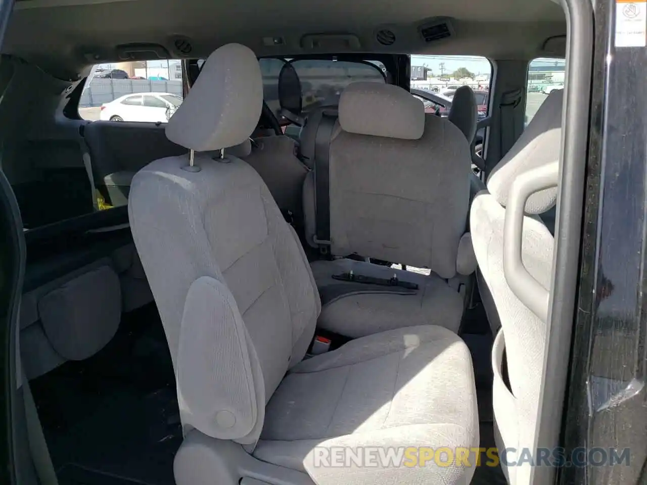 6 Photograph of a damaged car 5TDKZ3DC1KS010671 TOYOTA SIENNA 2019