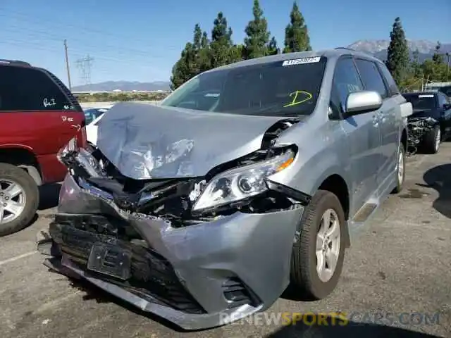 2 Photograph of a damaged car 5TDKZ3DC1KS979628 TOYOTA SIENNA 2019