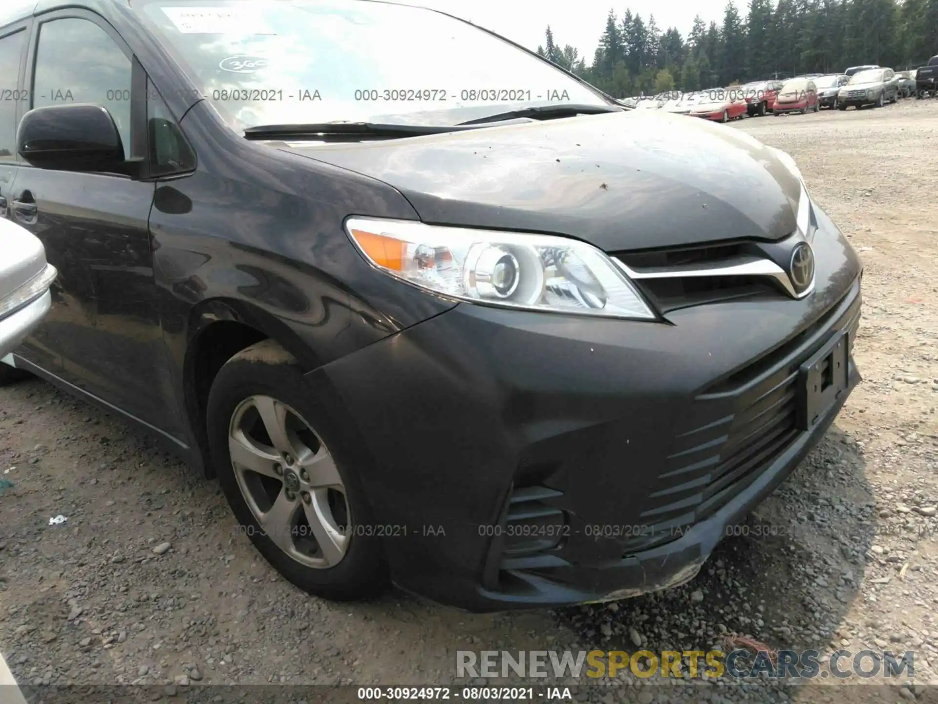 6 Фотография поврежденного автомобиля 5TDKZ3DC2KS005480 TOYOTA SIENNA 2019