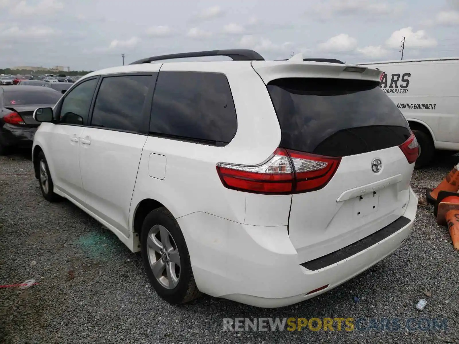 3 Фотография поврежденного автомобиля 5TDKZ3DC2KS009495 TOYOTA SIENNA 2019