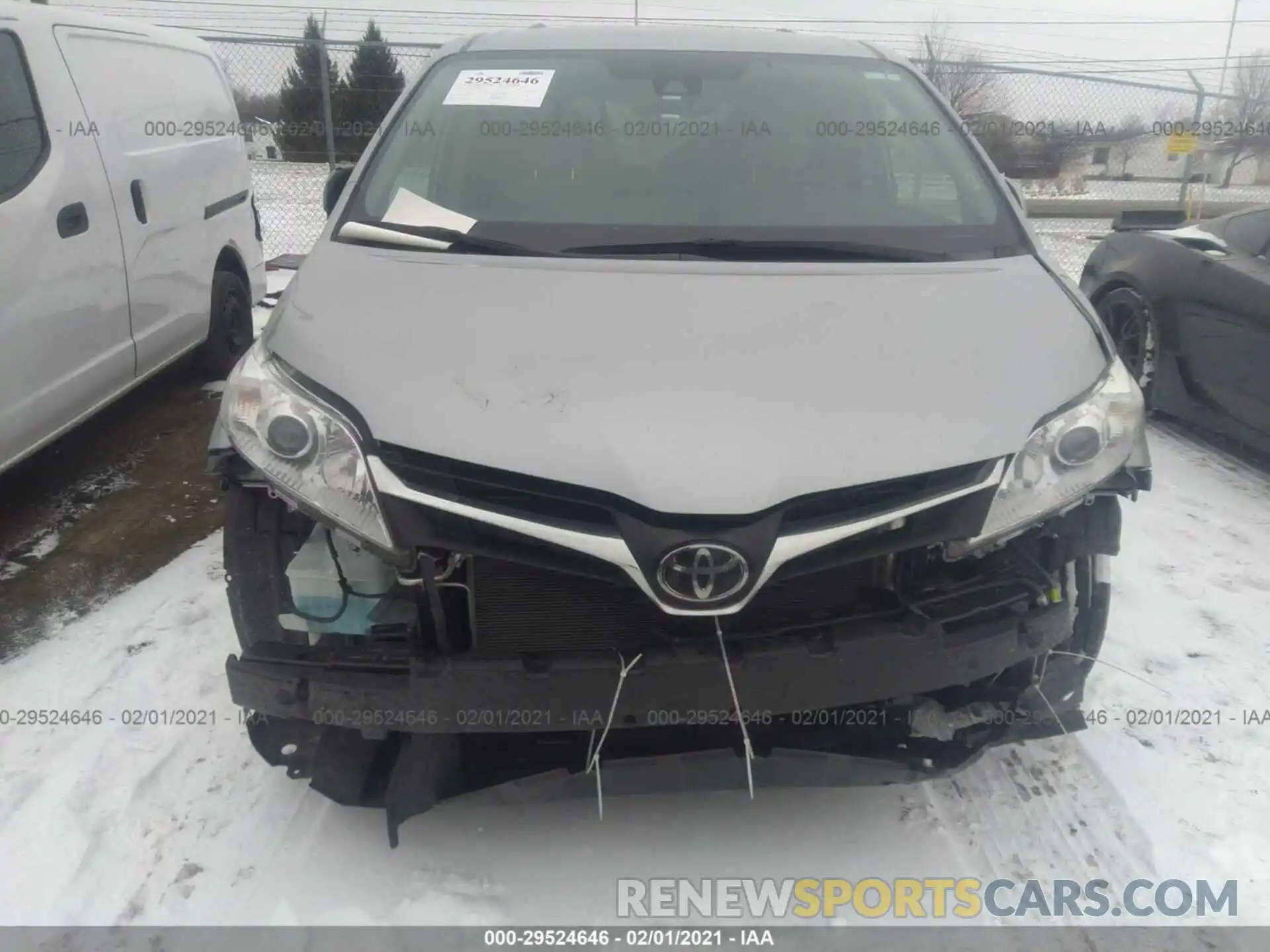 6 Photograph of a damaged car 5TDKZ3DC2KS991027 TOYOTA SIENNA 2019