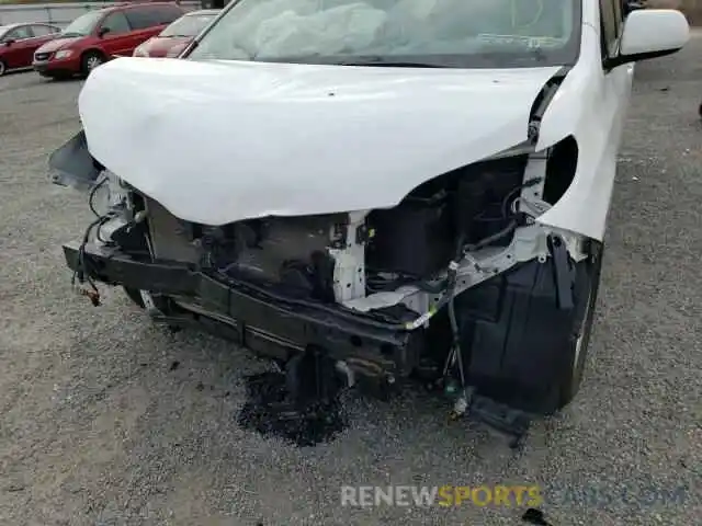 9 Photograph of a damaged car 5TDKZ3DC3KS969506 TOYOTA SIENNA 2019