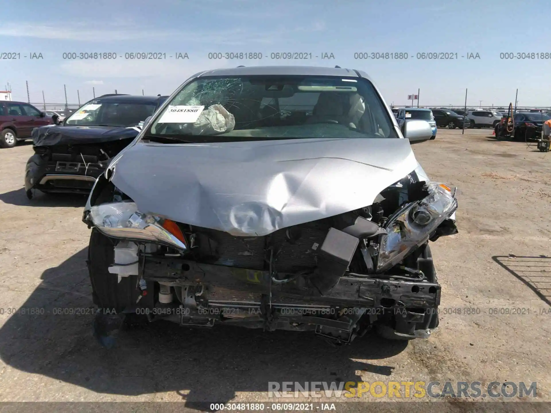 6 Photograph of a damaged car 5TDKZ3DC3KS993255 TOYOTA SIENNA 2019