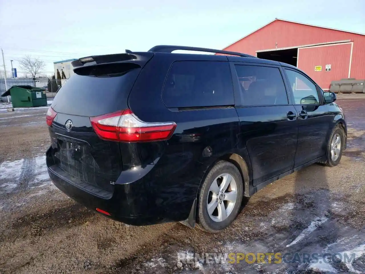 4 Фотография поврежденного автомобиля 5TDKZ3DC4KS009580 TOYOTA SIENNA 2019