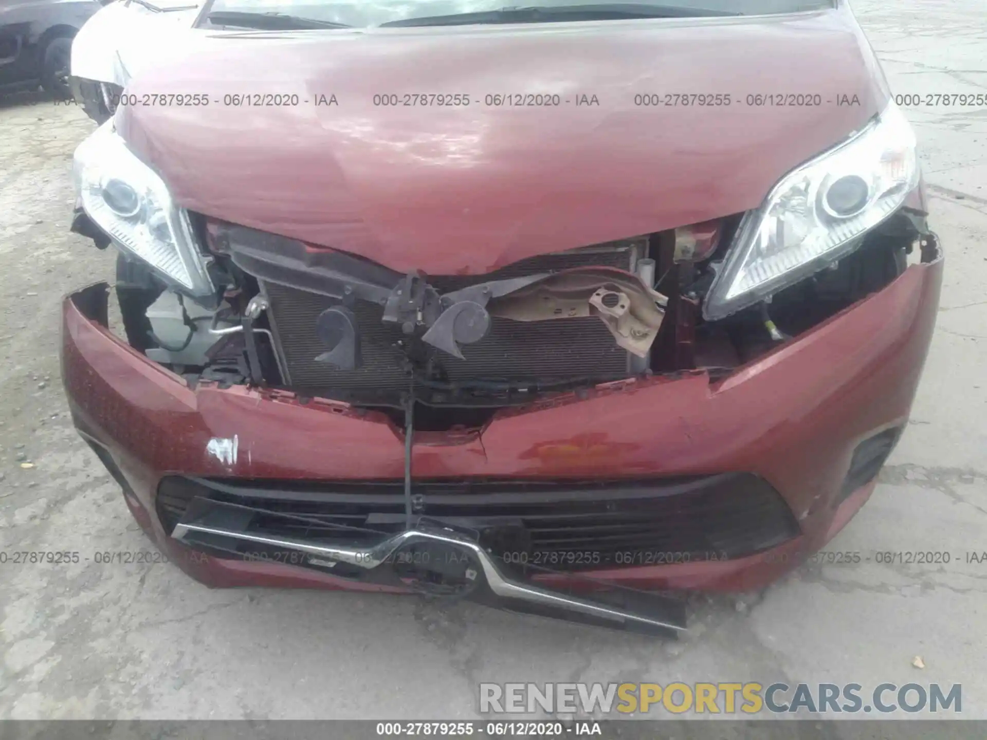 6 Photograph of a damaged car 5TDKZ3DC4KS009918 TOYOTA SIENNA 2019