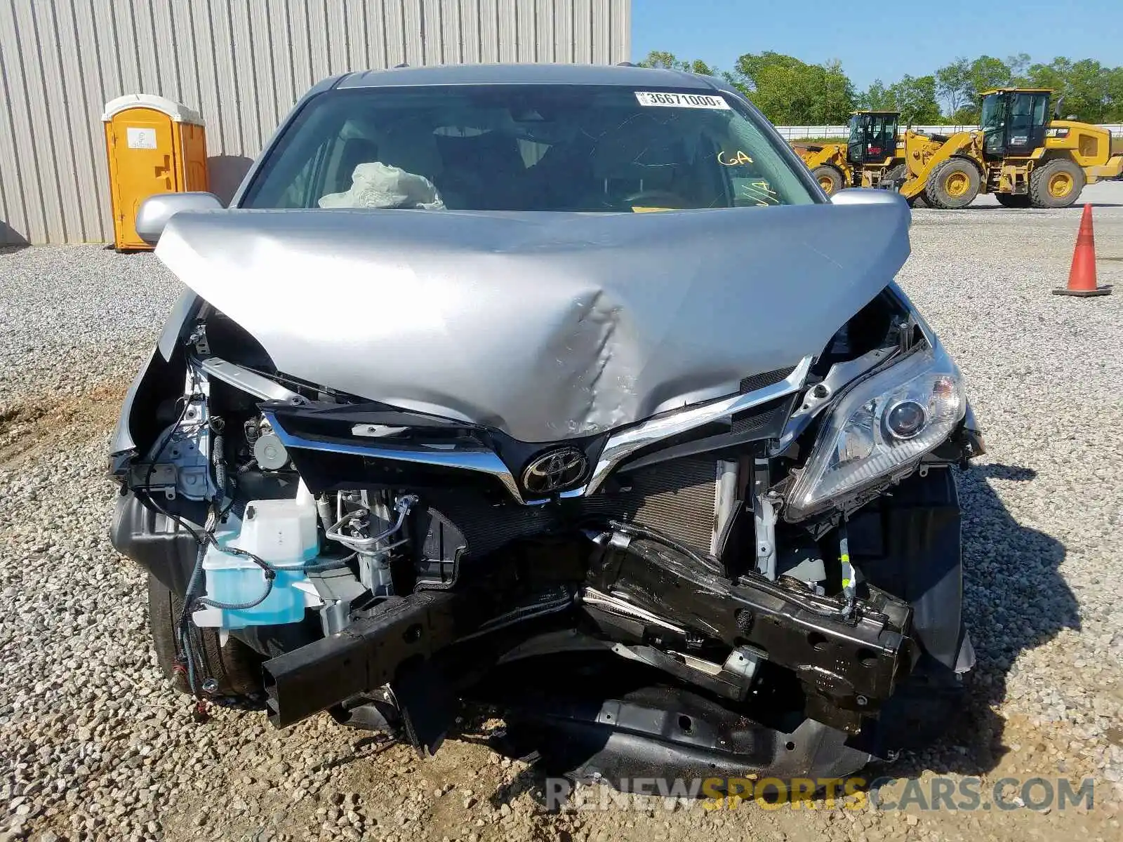 6 Photograph of a damaged car 5TDKZ3DC4KS971054 TOYOTA SIENNA 2019