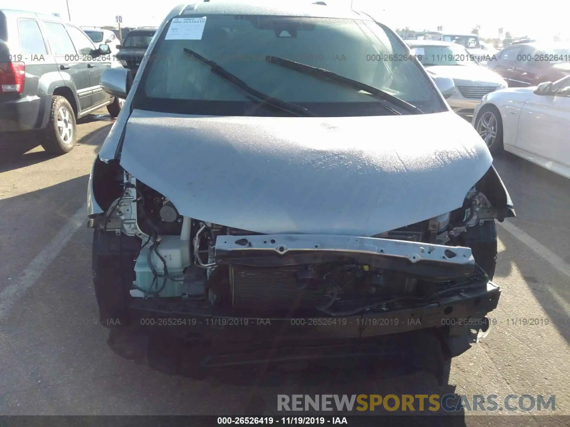 6 Photograph of a damaged car 5TDKZ3DC5KS001259 TOYOTA SIENNA 2019