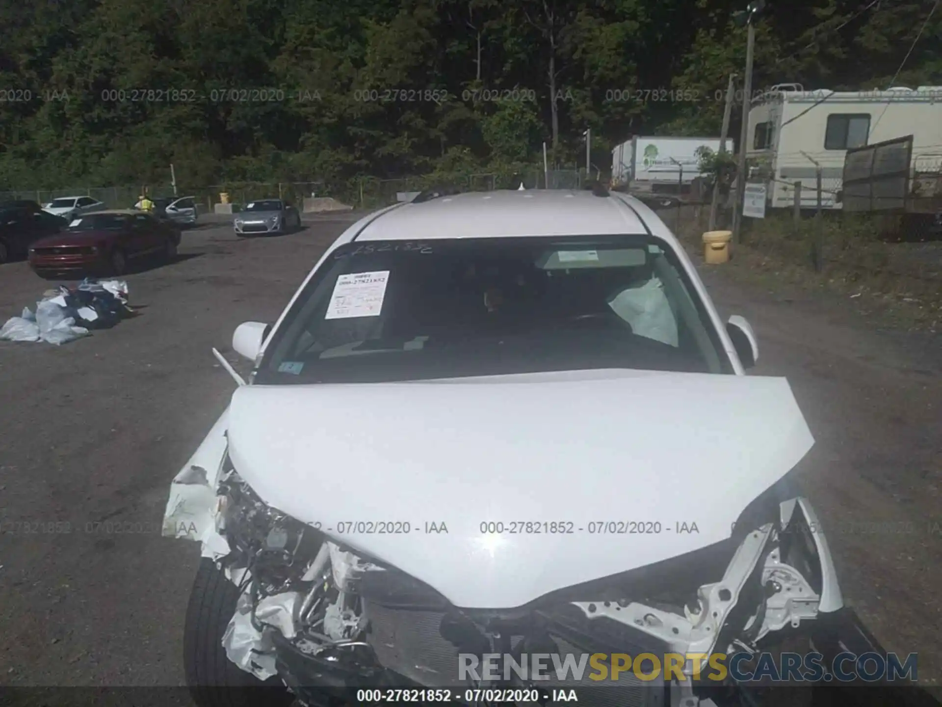 7 Photograph of a damaged car 5TDKZ3DC5KS967417 TOYOTA SIENNA 2019