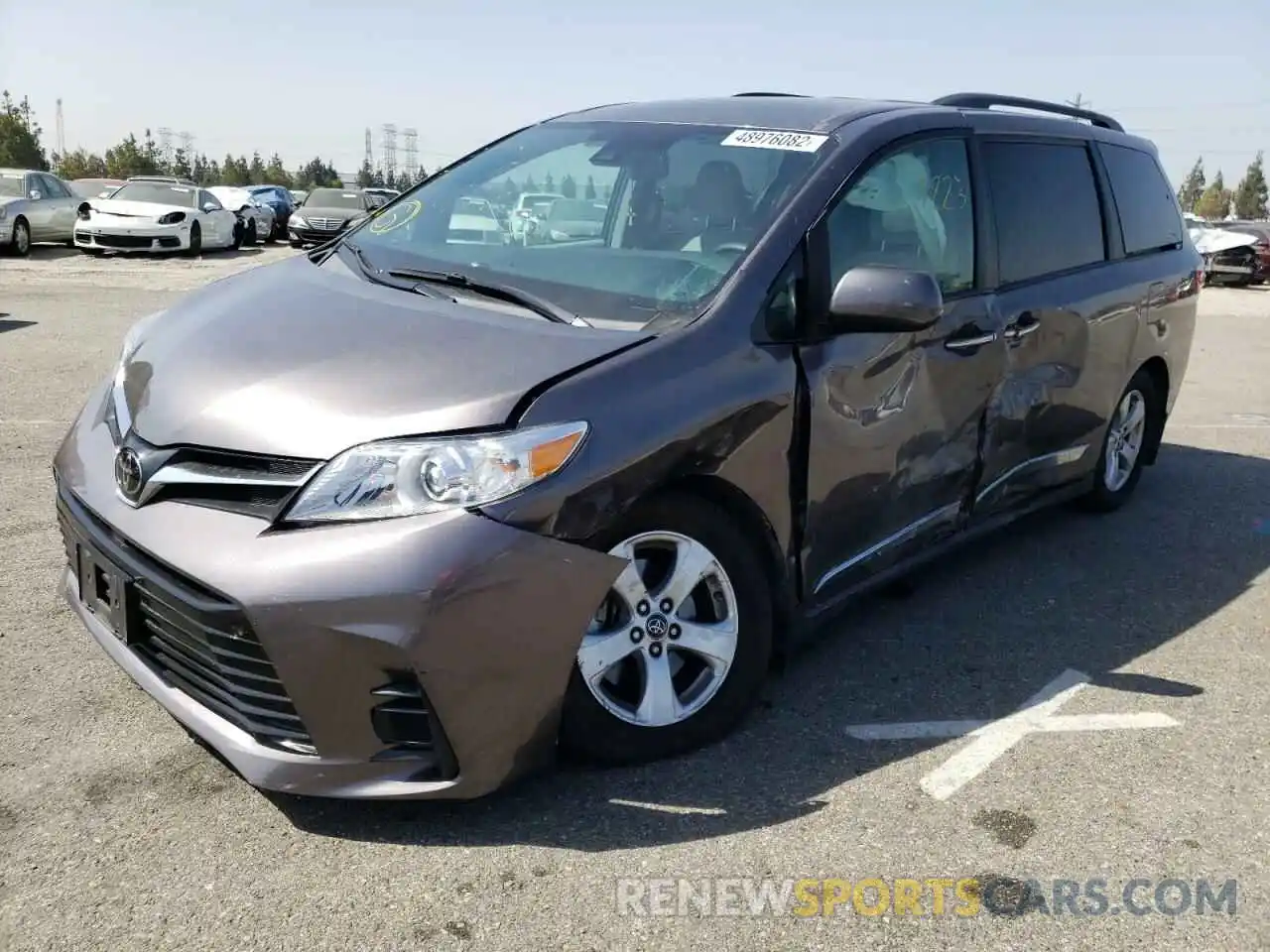 2 Photograph of a damaged car 5TDKZ3DC6KS004350 TOYOTA SIENNA 2019