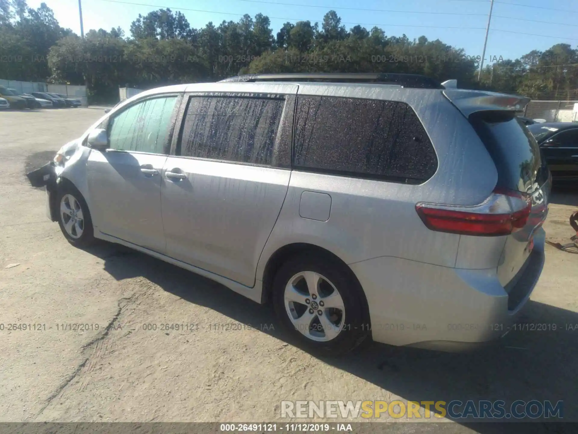 3 Фотография поврежденного автомобиля 5TDKZ3DC6KS986509 TOYOTA SIENNA 2019