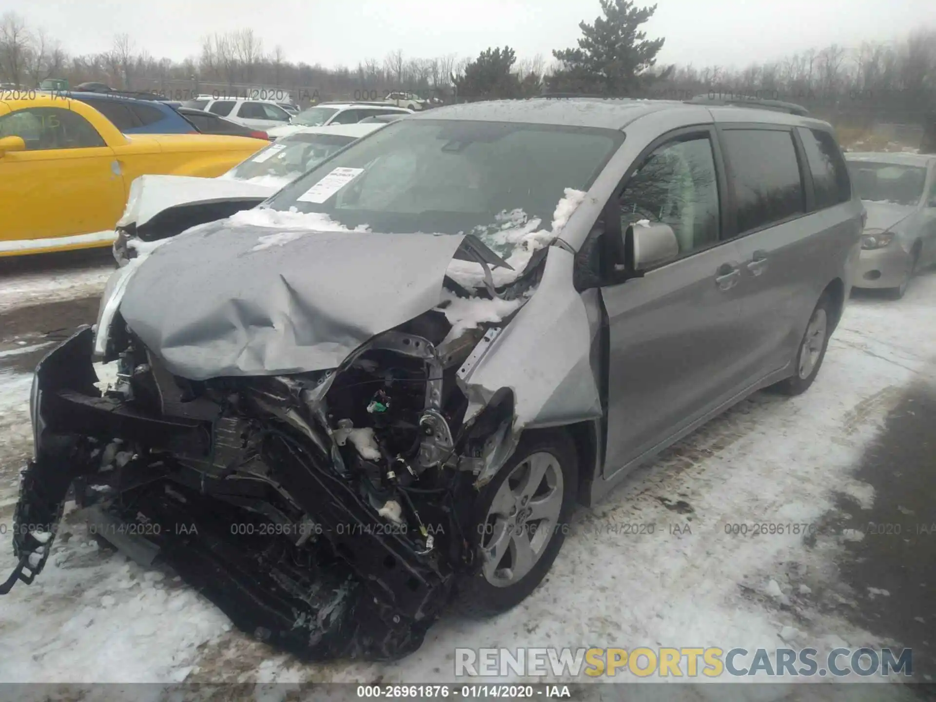 2 Photograph of a damaged car 5TDKZ3DC7KS010898 TOYOTA SIENNA 2019