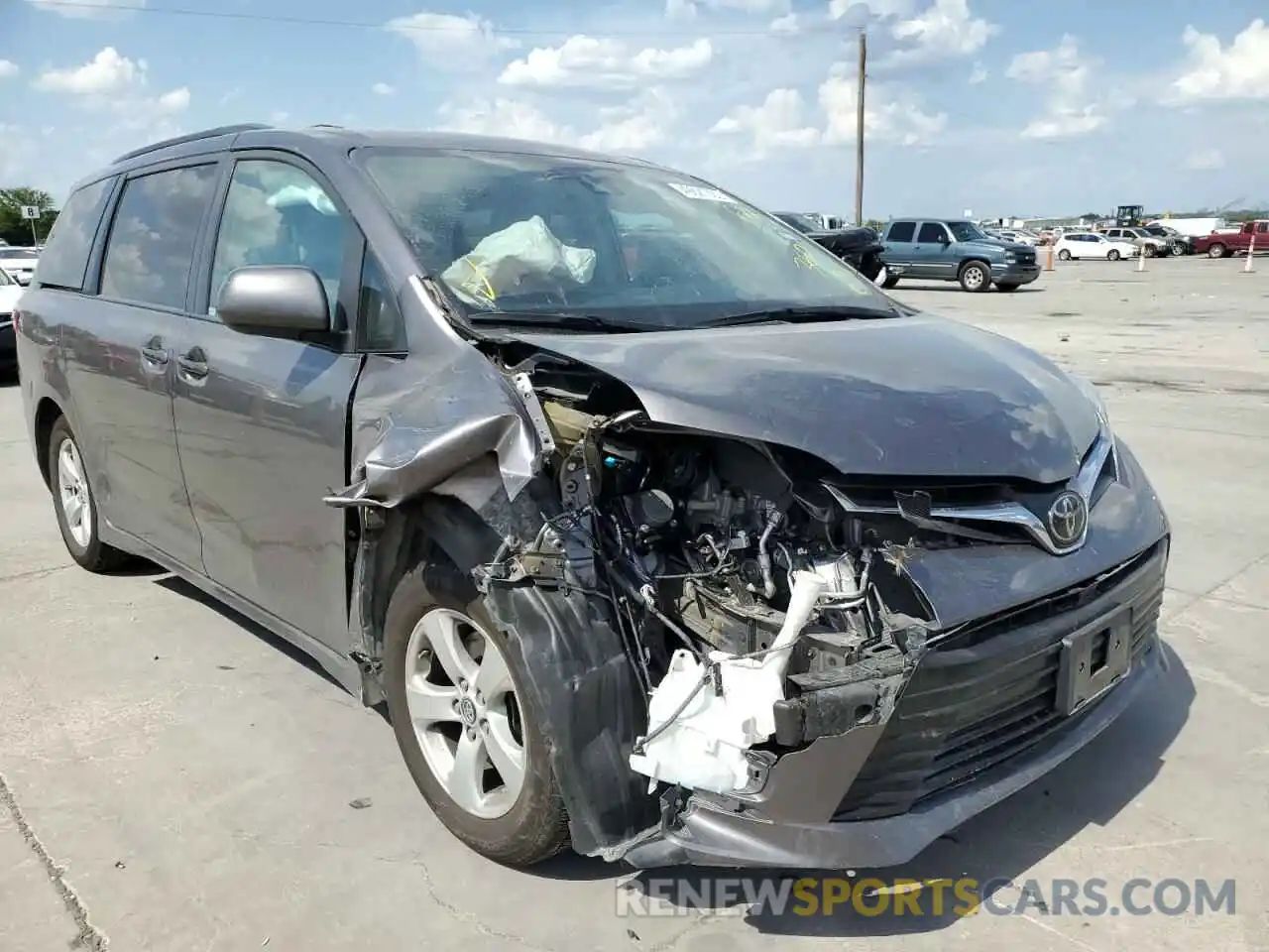 9 Фотография поврежденного автомобиля 5TDKZ3DC8KS011364 TOYOTA SIENNA 2019