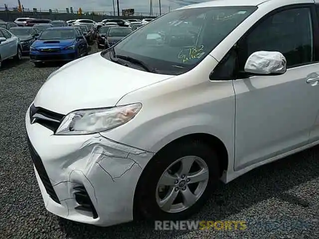 10 Photograph of a damaged car 5TDKZ3DC8KS992148 TOYOTA SIENNA 2019