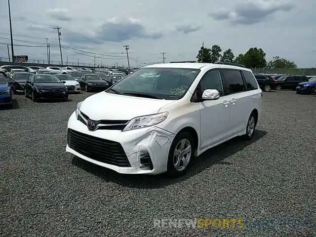 2 Photograph of a damaged car 5TDKZ3DC8KS992148 TOYOTA SIENNA 2019