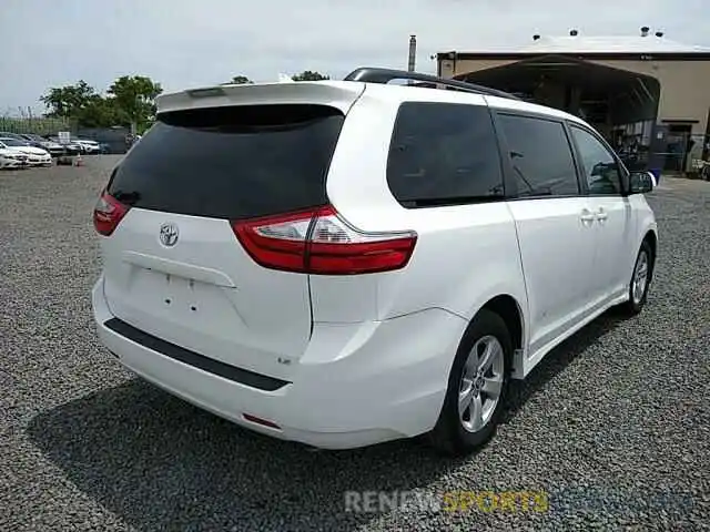 4 Photograph of a damaged car 5TDKZ3DC8KS992148 TOYOTA SIENNA 2019