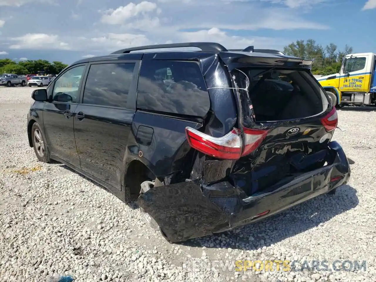 3 Фотография поврежденного автомобиля 5TDKZ3DC9KS004102 TOYOTA SIENNA 2019