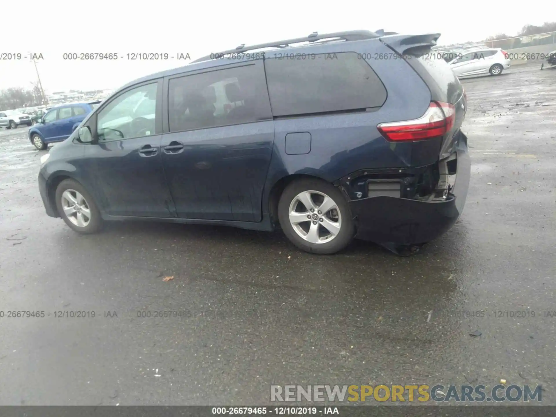 3 Фотография поврежденного автомобиля 5TDKZ3DC9KS974886 TOYOTA SIENNA 2019