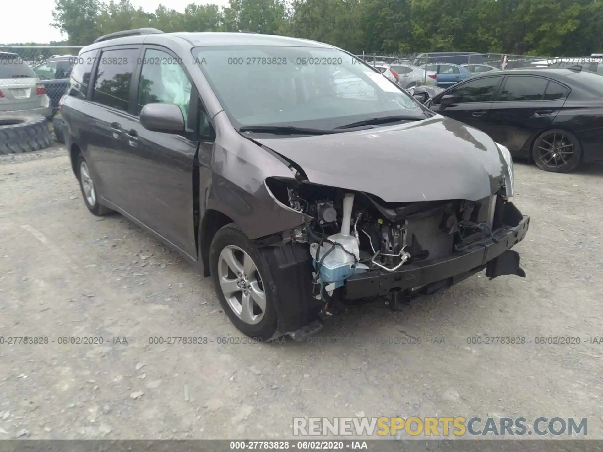 6 Фотография поврежденного автомобиля 5TDKZ3DCXKS001077 TOYOTA SIENNA 2019