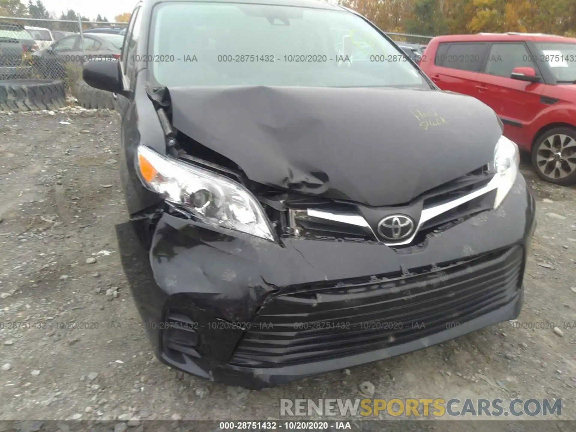 6 Фотография поврежденного автомобиля 5TDKZ3DCXKS015349 TOYOTA SIENNA 2019