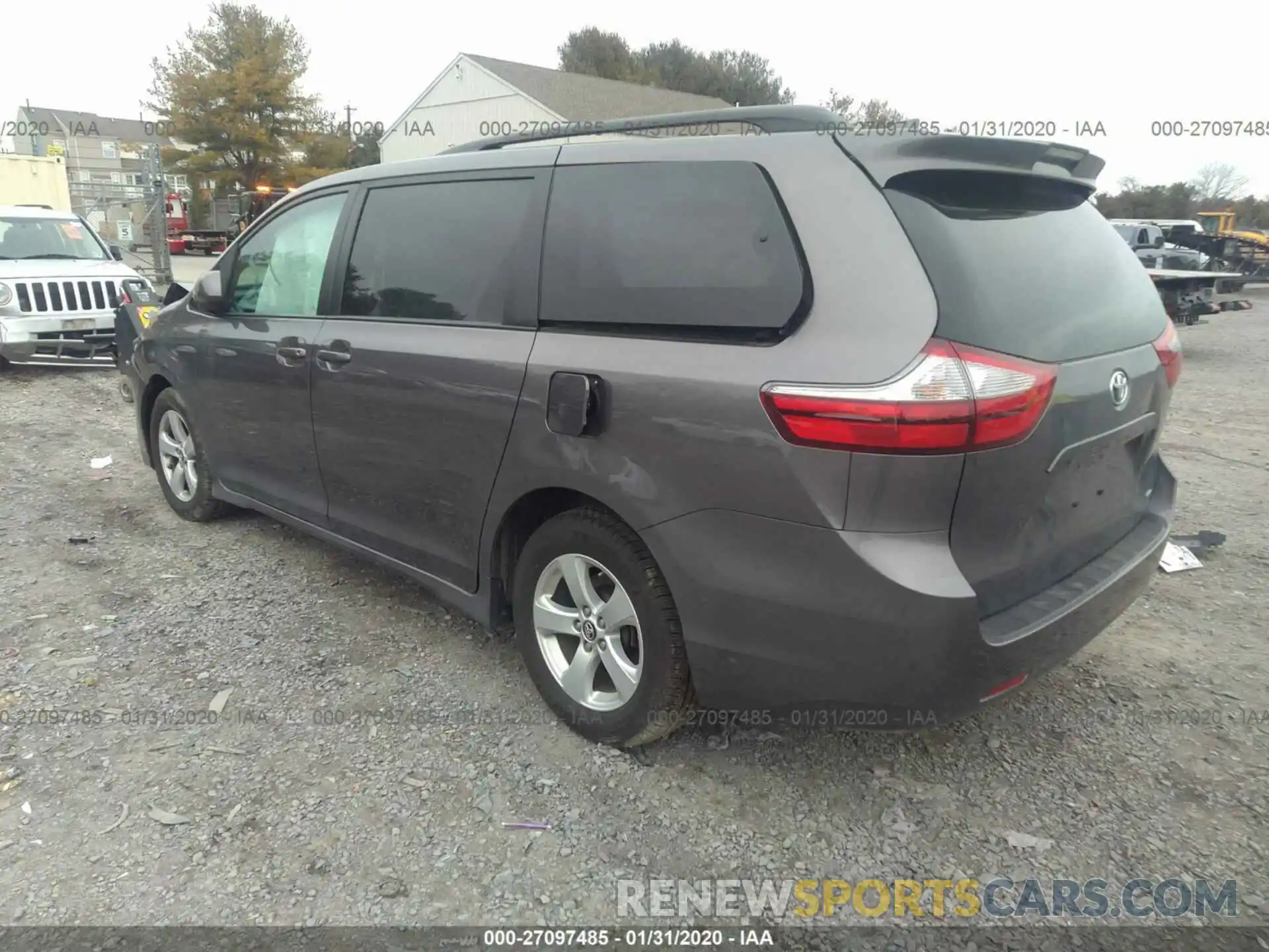 3 Фотография поврежденного автомобиля 5TDKZ3DCXKS017599 TOYOTA SIENNA 2019